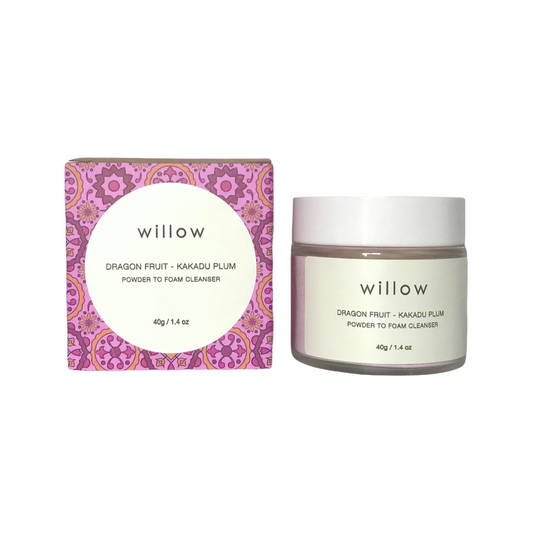Dragon Fruit and Kakadu Plum Powder to Foam Exfoliating Cleanser