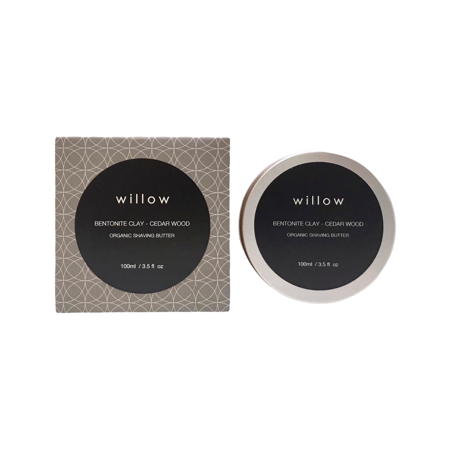 Organic Shaving Butter/Cream/Soap with Bentonite Clay and Cedar