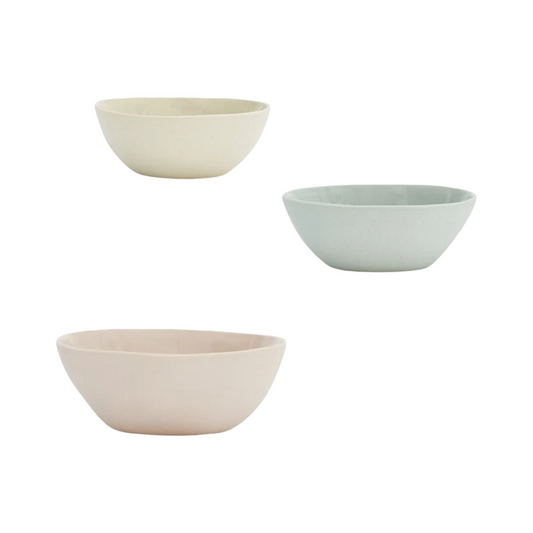 Handcasted Face Mask Bowl with Bamboo Brush and Spoon. Three colours to choose from
