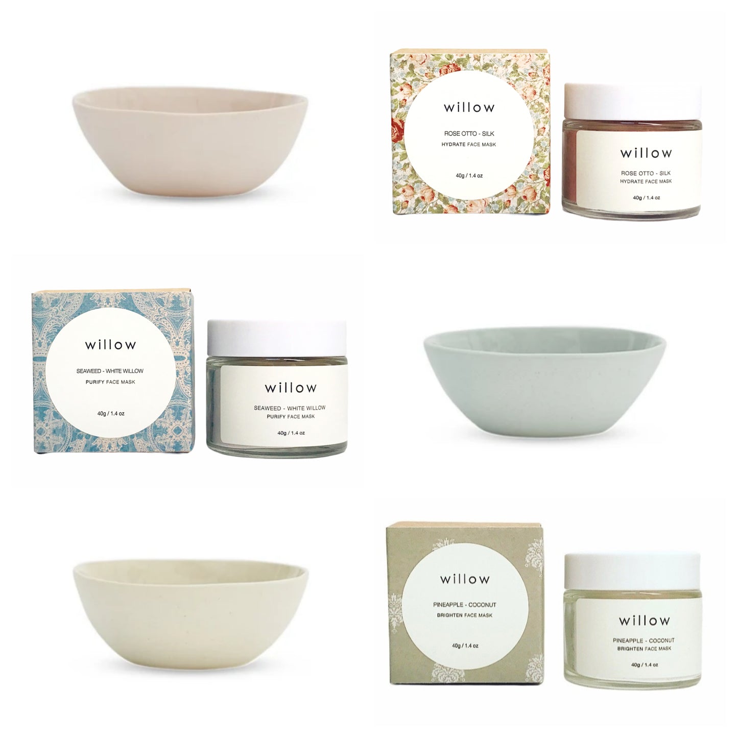 Brighten Face Mask with AHA, Fruit Enzymes, Coconut Milk, White Tea and Neroli