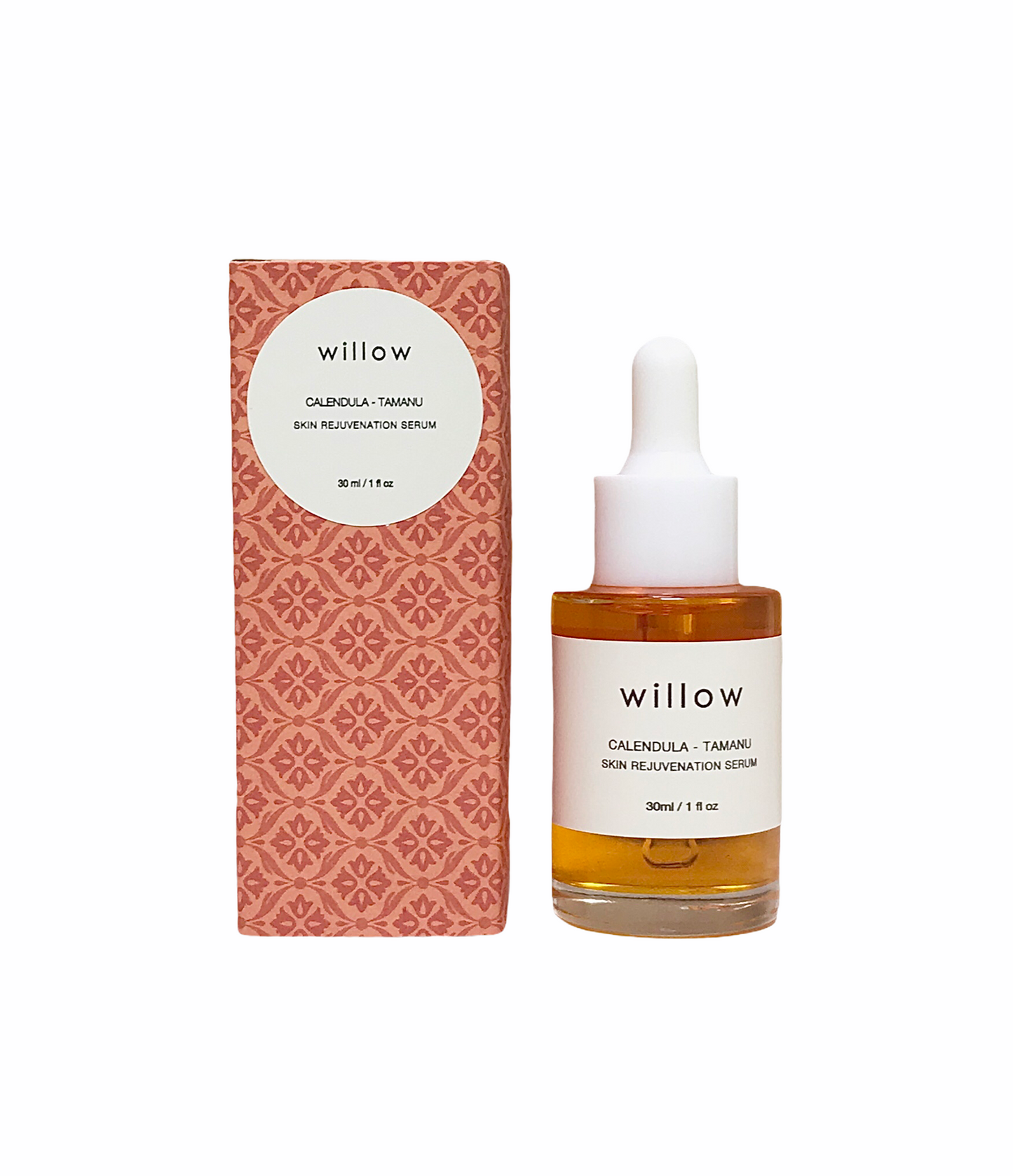Organic Skin Rejuvenation Serum with Calendula, Carrot and Nettle. Soothing, Anti-ageing